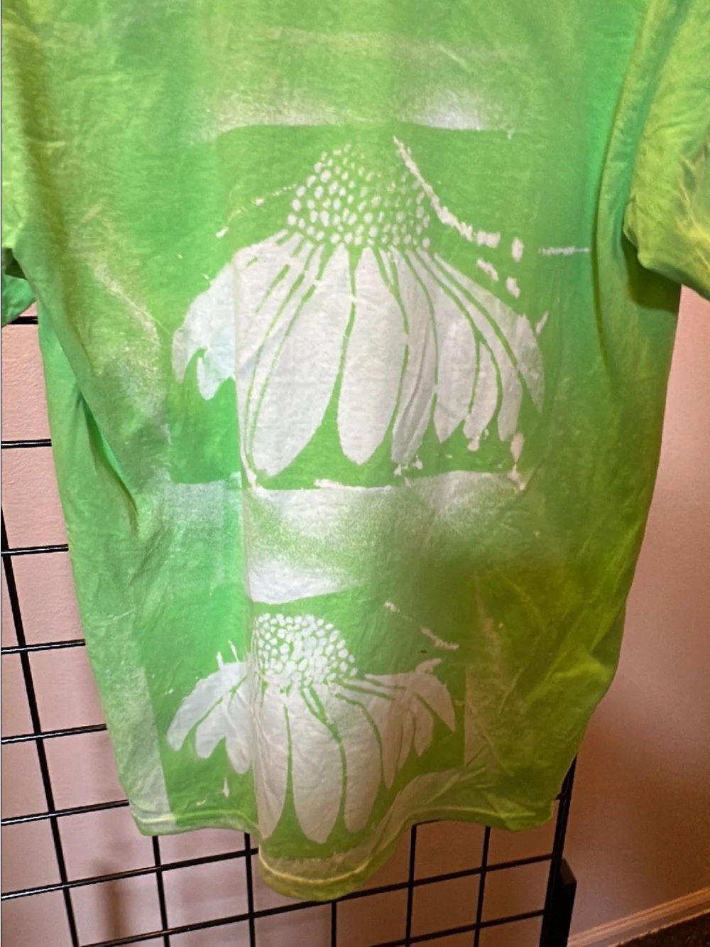 Hand Bleached Floral T-Shirt